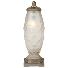 French Art Deco table lamp by Genet & Michon