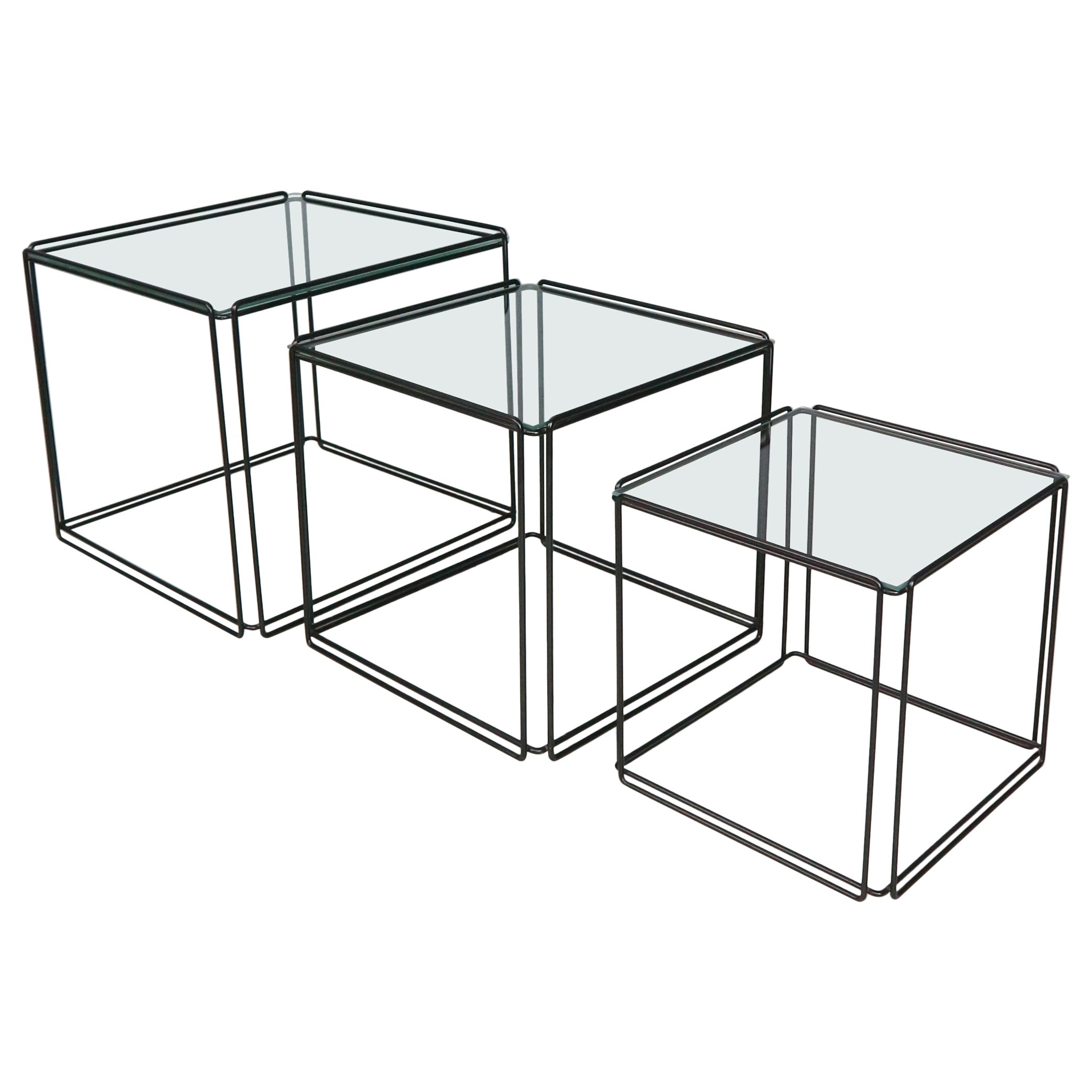 Max Sauze Isocele nesting tables 1970’s design