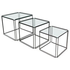 Max Sauze Isocele Schachteltische 1970er Jahre Design