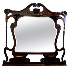 Large Chinese Chippendale Overmantel   This is a very attractive large piece