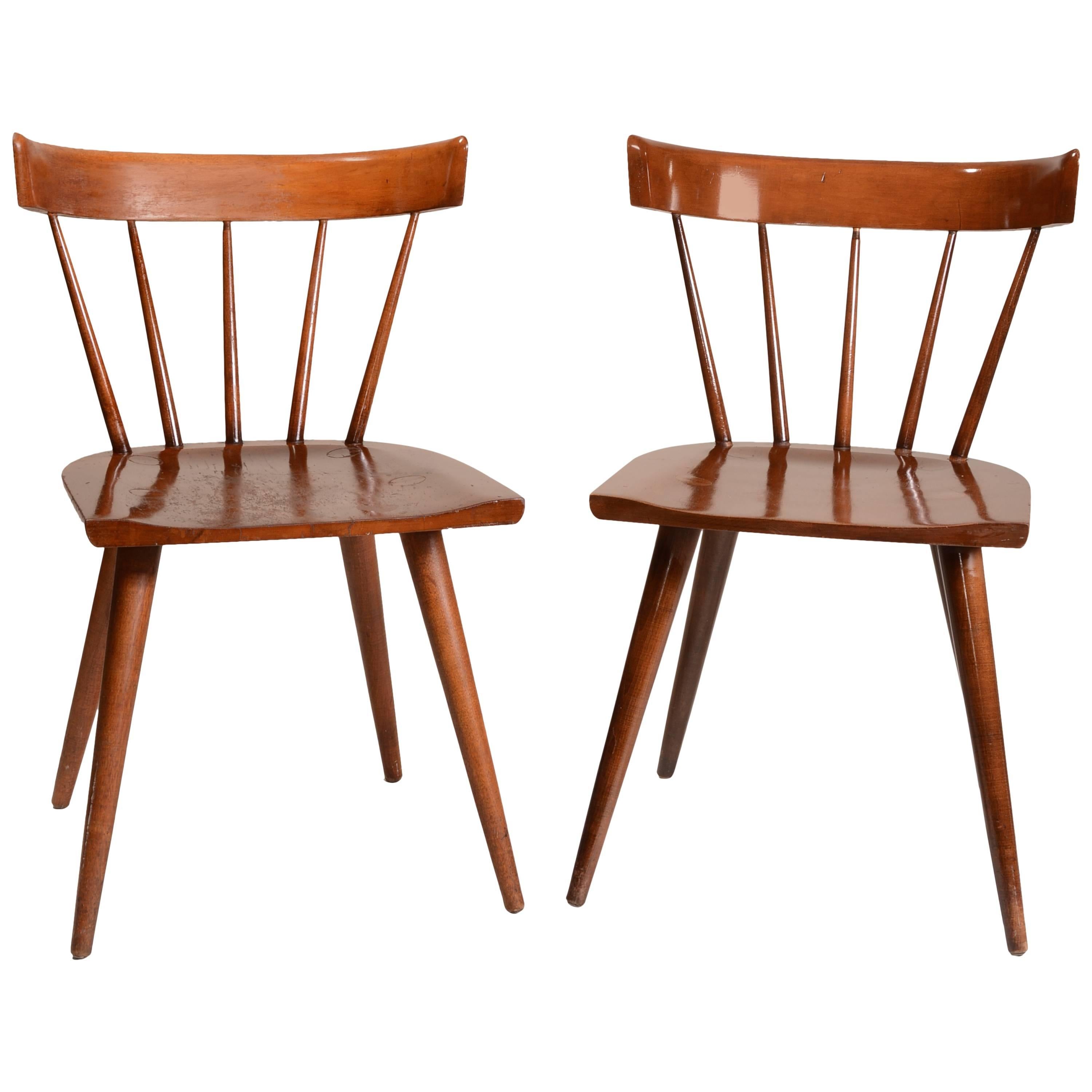 Set of Two Planner Group Dining Chairs by Paul McCobb for Winchendon Furniture