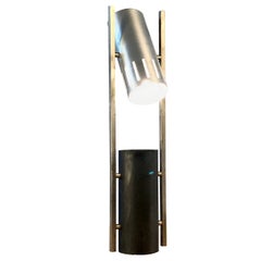 Lampe de bureau moderniste mi-siècle moderne par STILNOVO, Italie 1950