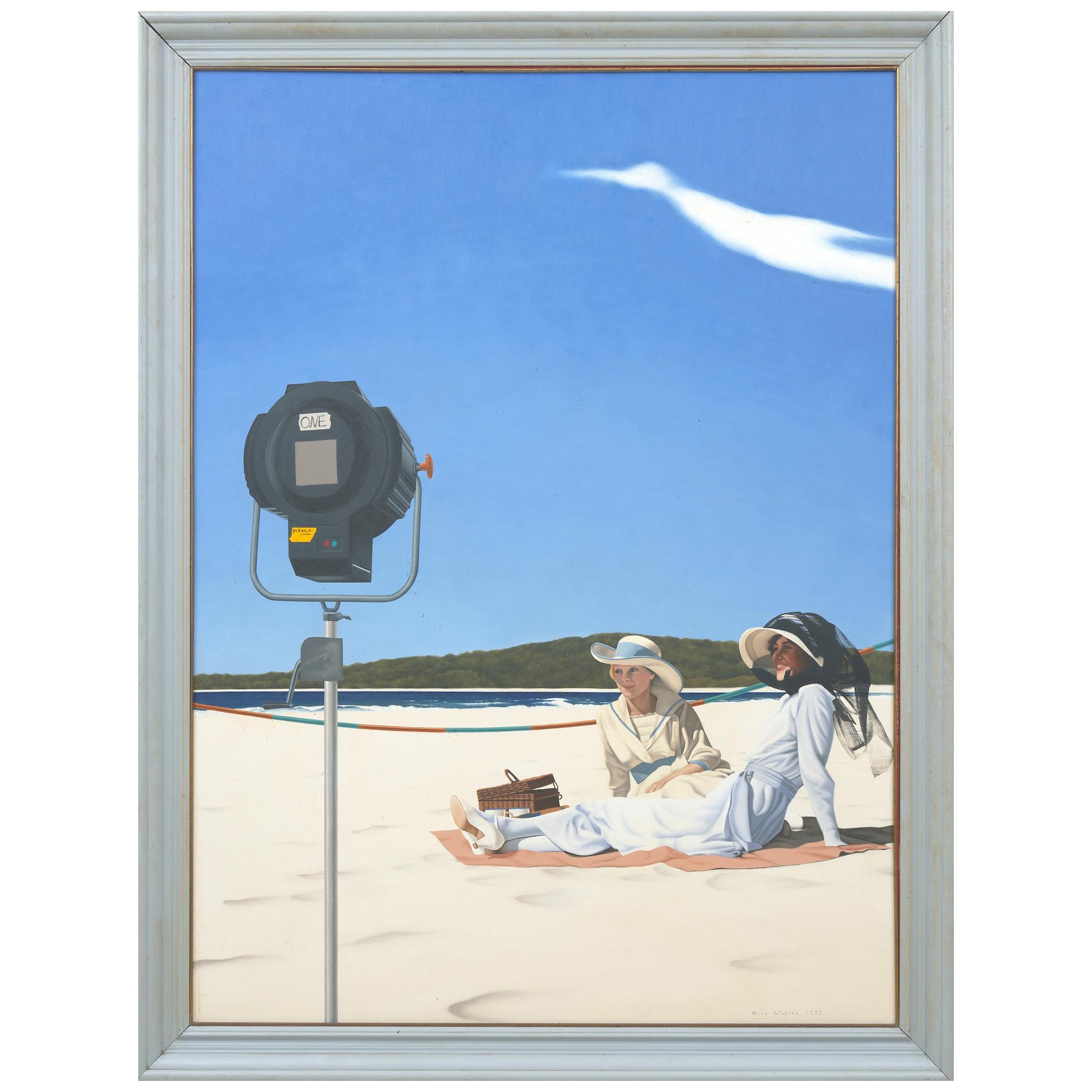 Actresses, off set. Ross Watson (Australian B. 1962), oil on board For Sale