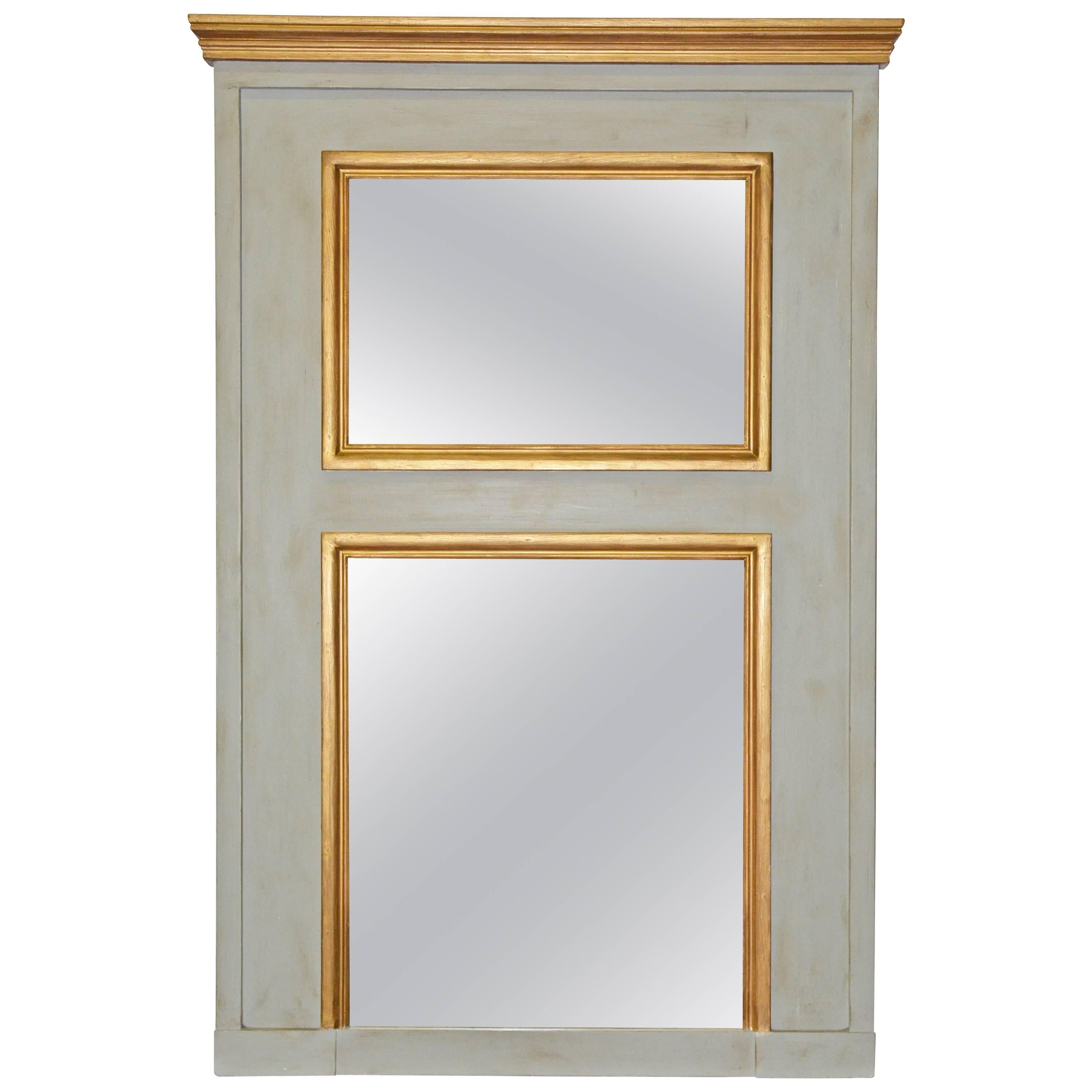 Neoclassical Style Trumeau Mantel Mirror