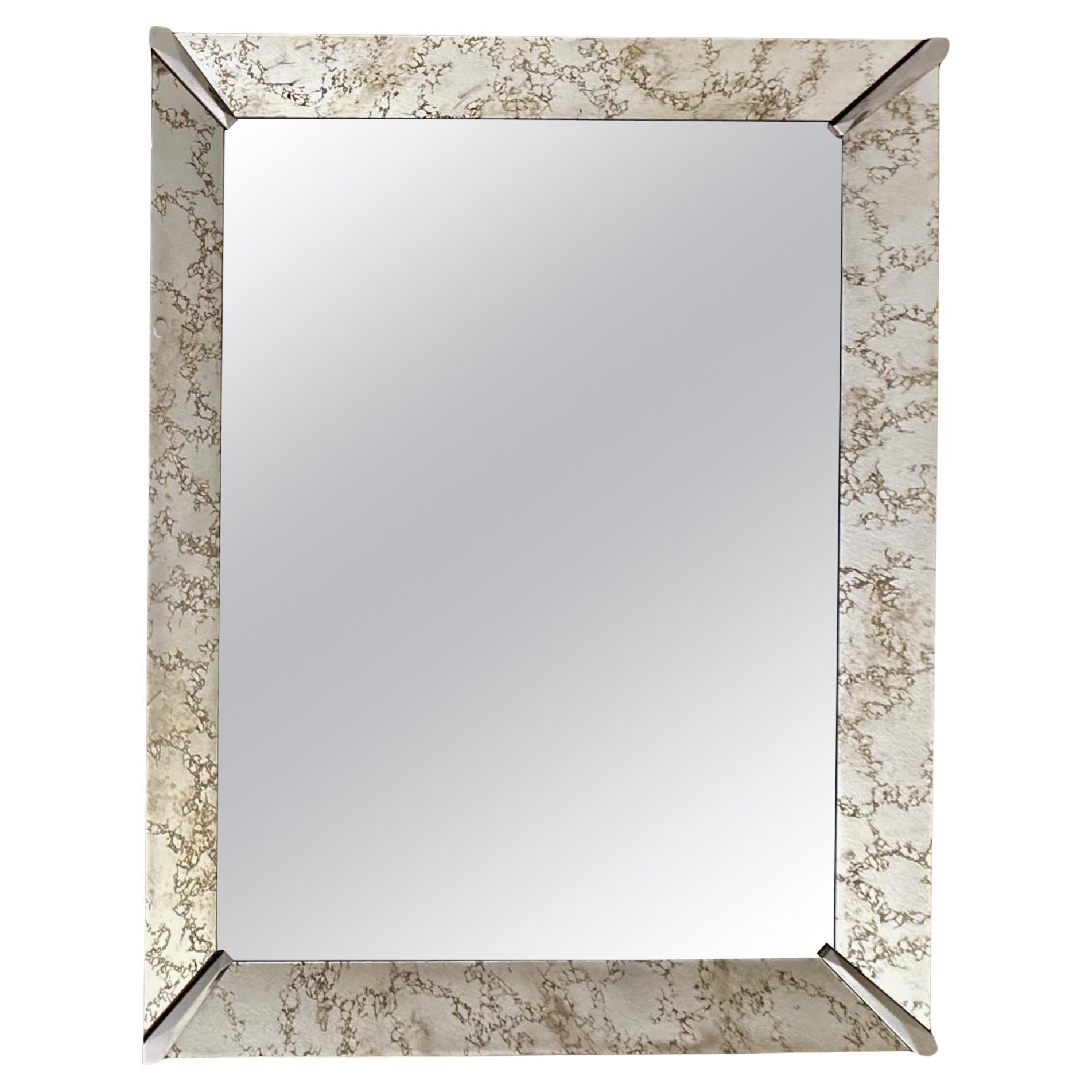 Venezianischer Deco Mirror Gold Vain Wandspiegel