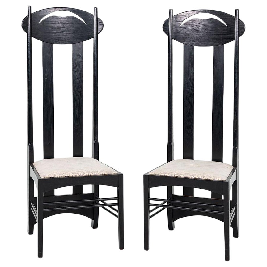 Paire de chaises Argyle Charles Rennie Mackintosh des années 1980 par Gordon International