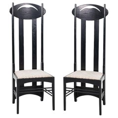 Paire de chaises Argyle Charles Rennie Mackintosh des années 1980 par Gordon International