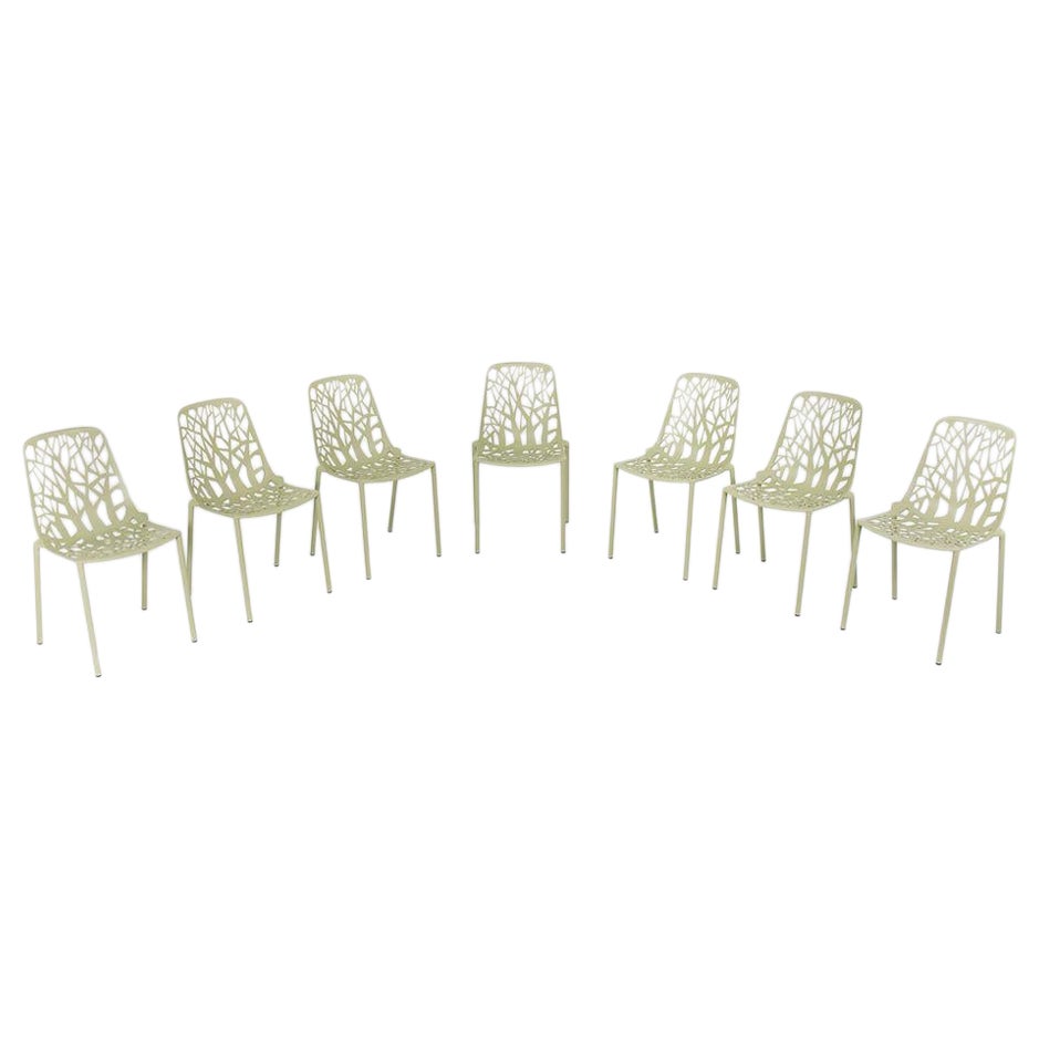 Set di sette sedie forestali del 2010 di Robby Cantarutti & Partners per FAST Italy