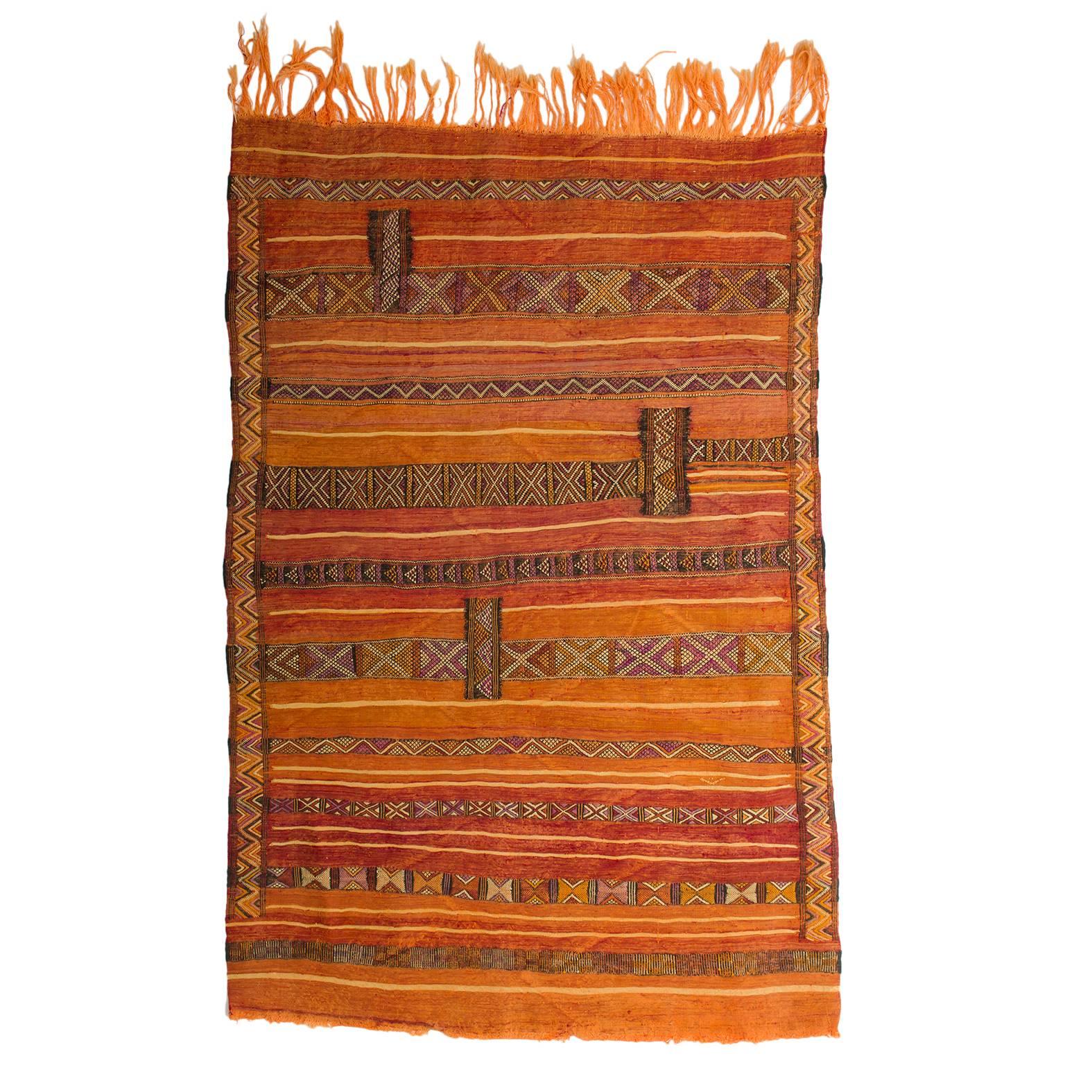 Old Tuareg rare Silk  Mat