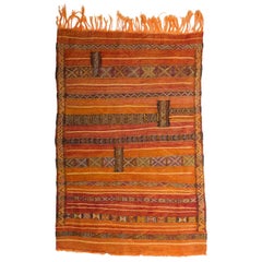 Seltene seltene Seidenkrawatte aus Old Tuareg  Matte