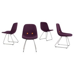 C. 2020 Set of 4 Erik Jorgensen EJ 2 Eyes Chair by Foersom + Hiort-Lorenzen