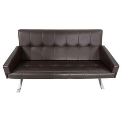 C. 1966 Independent Suspension Group Brown Settee Sofa by Dave Woods