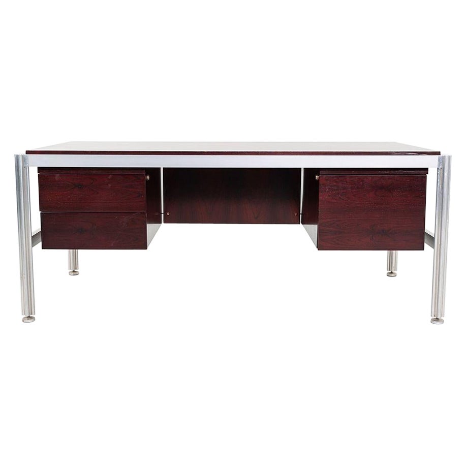 Executive-Schreibtisch von Georges Ciancimino für Mobilier International France, ca. 1970 im Angebot