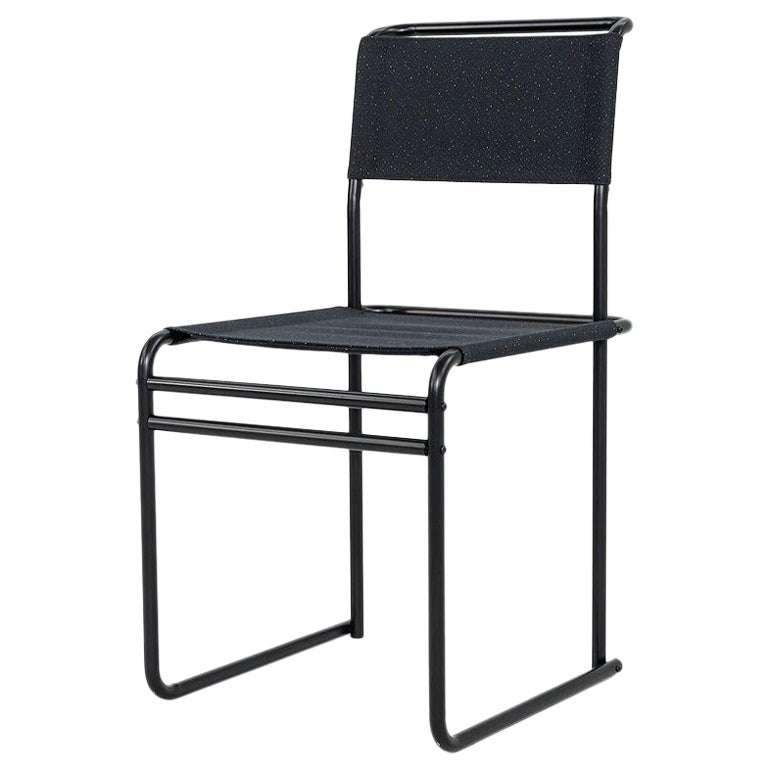 2023 Marcel Breuer para Tecta B40 Silla de comedor de tela y estructura negras