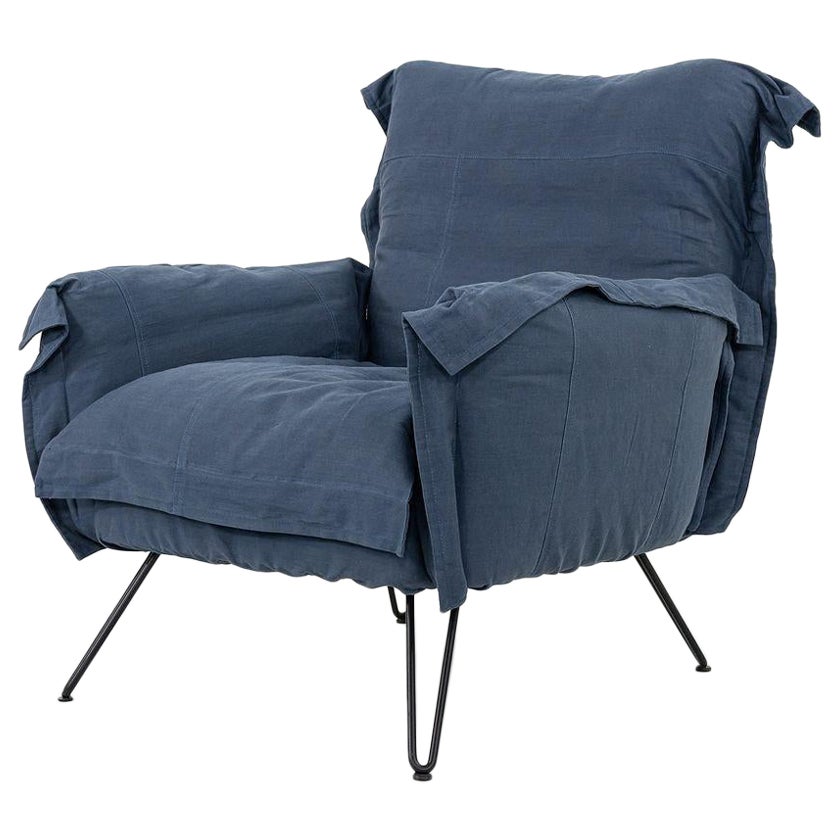 2023 Moroso for Diesel Cloudscape Lounge Arm Chair with Goose Down in Fabric