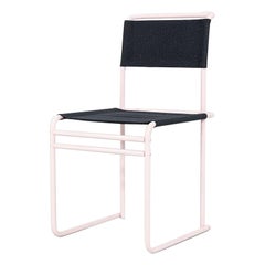 2023 Marcel Breuer pour Tecta B40 Chaise de salle à manger / d'appoint en tissu noir avec cadre