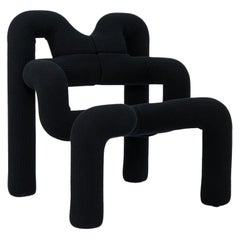 2024 Terje Ekstrom pour Varier Ekstrem Chaise longue en noir