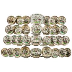 Mid-19th Century Oriental Design Part Dinner Service