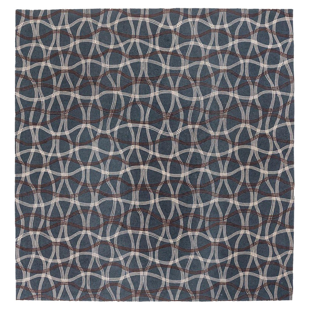 2011 Tai Ping & Edward Fields Nomad Collection Aria I 10x10 ft Tapis de sol en laine