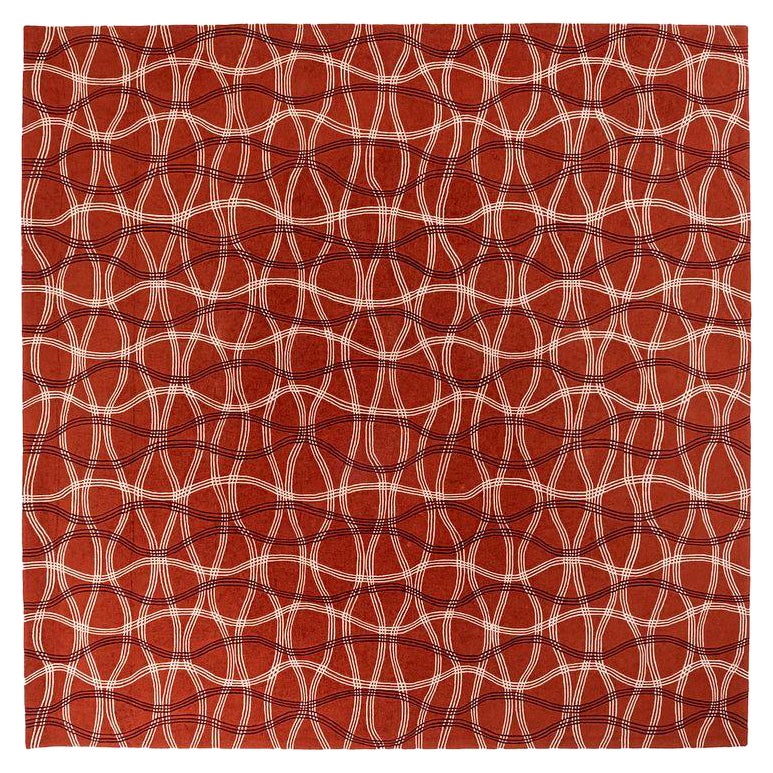 2011 Tai Ping & Edward Fields Tapis de sol en laine tuftée à la main Aria I Nomad Collection en vente