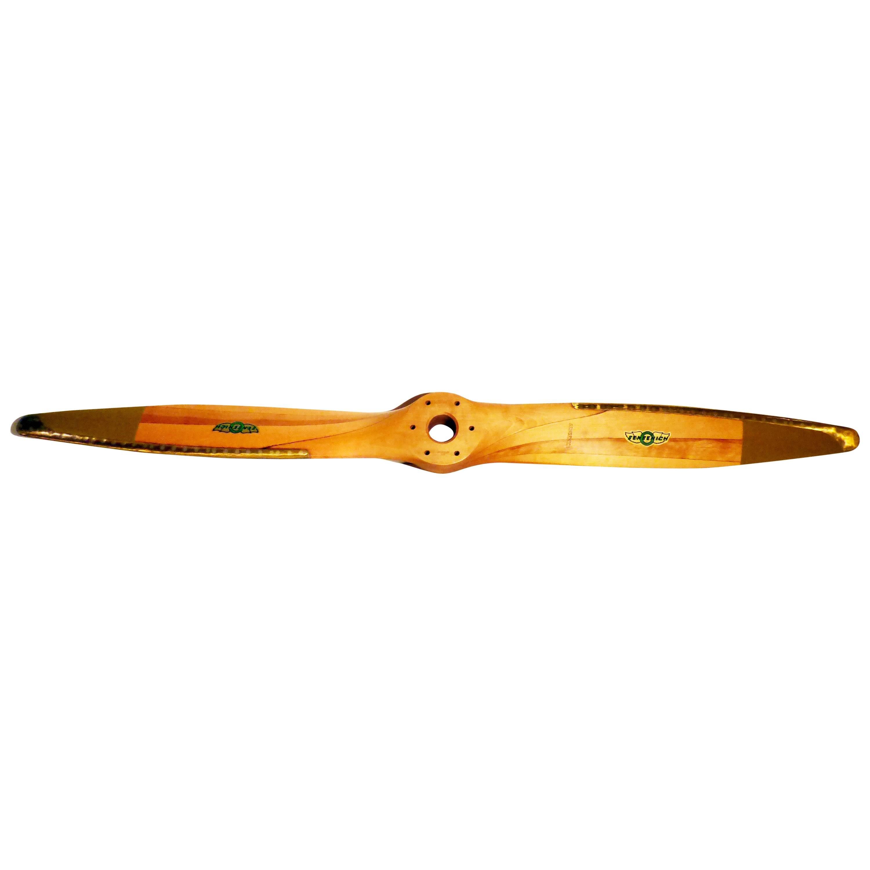 Classic 1940s Sensenich Propeller Wooden for Aviation or Planes For Sale
