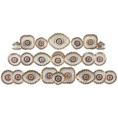 Late 18th Century Worcester Dessert Service
