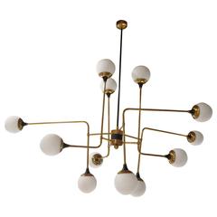 Stilnovo Ceiling Lamp, Italy, 1960