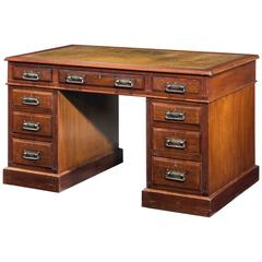 Late 19th Century Victorian Three-Part Pedestal Desk 12