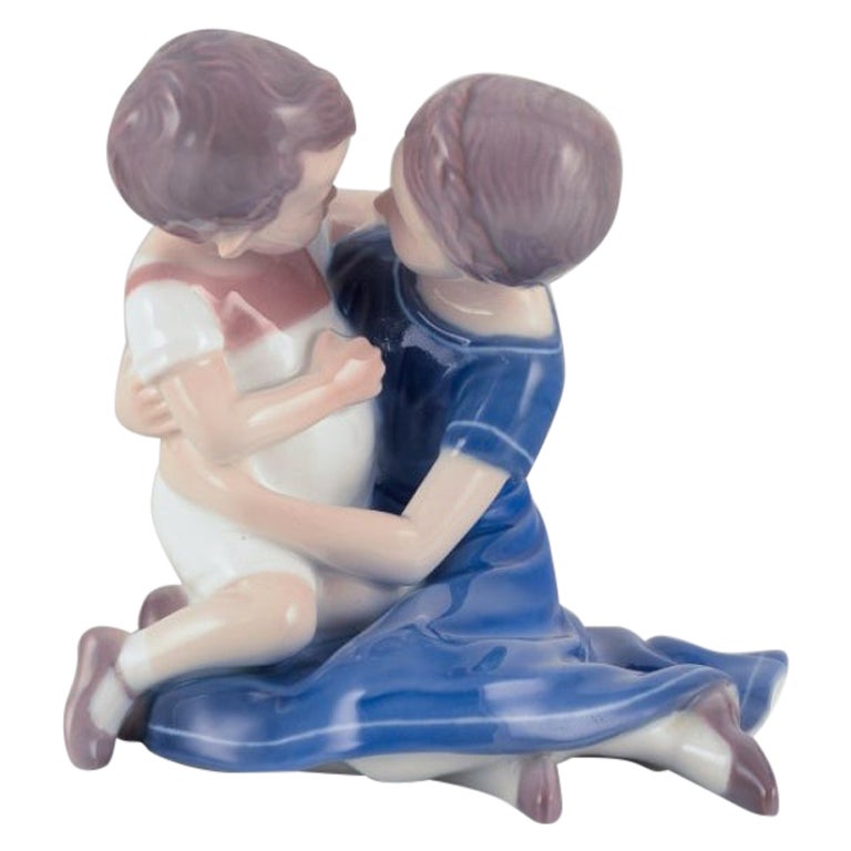 Bing & Grondahl, figurita de porcelana de madre y niño.  Años 20/30 en venta