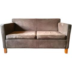 Knoll Studio Krefeld Two-Seat Sofa Settee Mies van der Rohe Leather 2