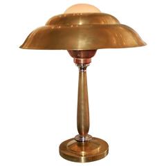 1930s French Domed Table Lamp