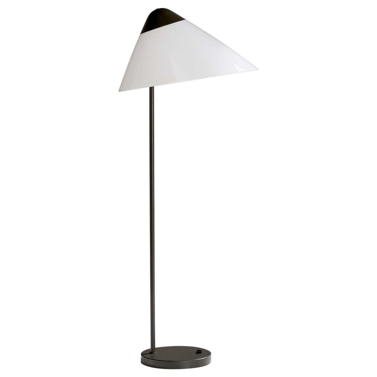 Hans Wegner, Floor Lamp, Steel, Acrylic, Denmark, 1960s