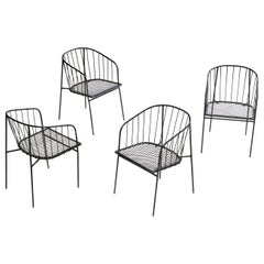 George Nelson, Armchairs, Iron, USA, 1950s