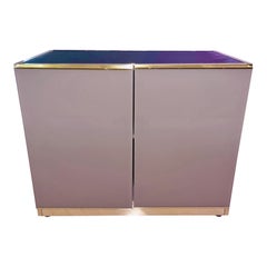 Ello Messing & Mauve Glas Zwei-Tür-Schrank