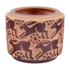 Marianne Starck for Michael Andersen. Modernist jar in stoneware.