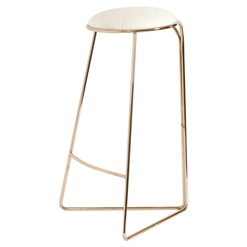 Flow Hi Aureo Stool by GIROTTI ENRICO