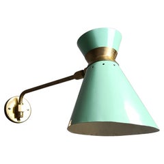 Mid century italian articulated  wall light, 1950s
