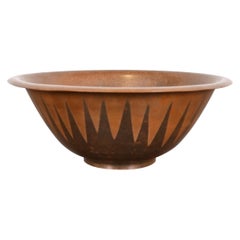Frutero o centro de mesa Roycroft Arts & Crafts Cobre y Bronce