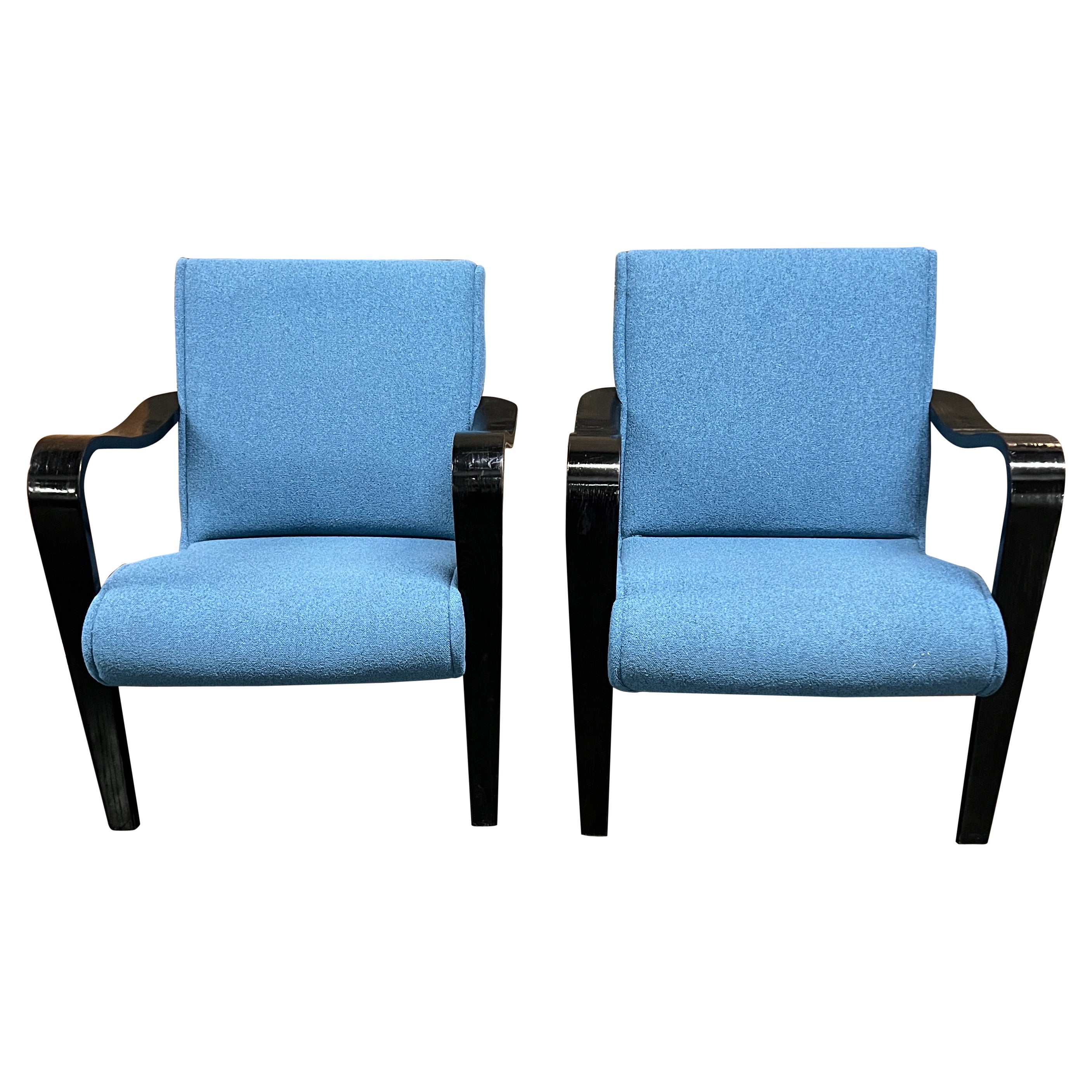 Ein Paar Thonet Bugholzsessel aus den 1930er Jahren im Stil von Alvar Aalto