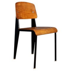Jean Prouvé Metropole 305 / Standard Chair - 1950er Jahre mit Laffanour Provenienz