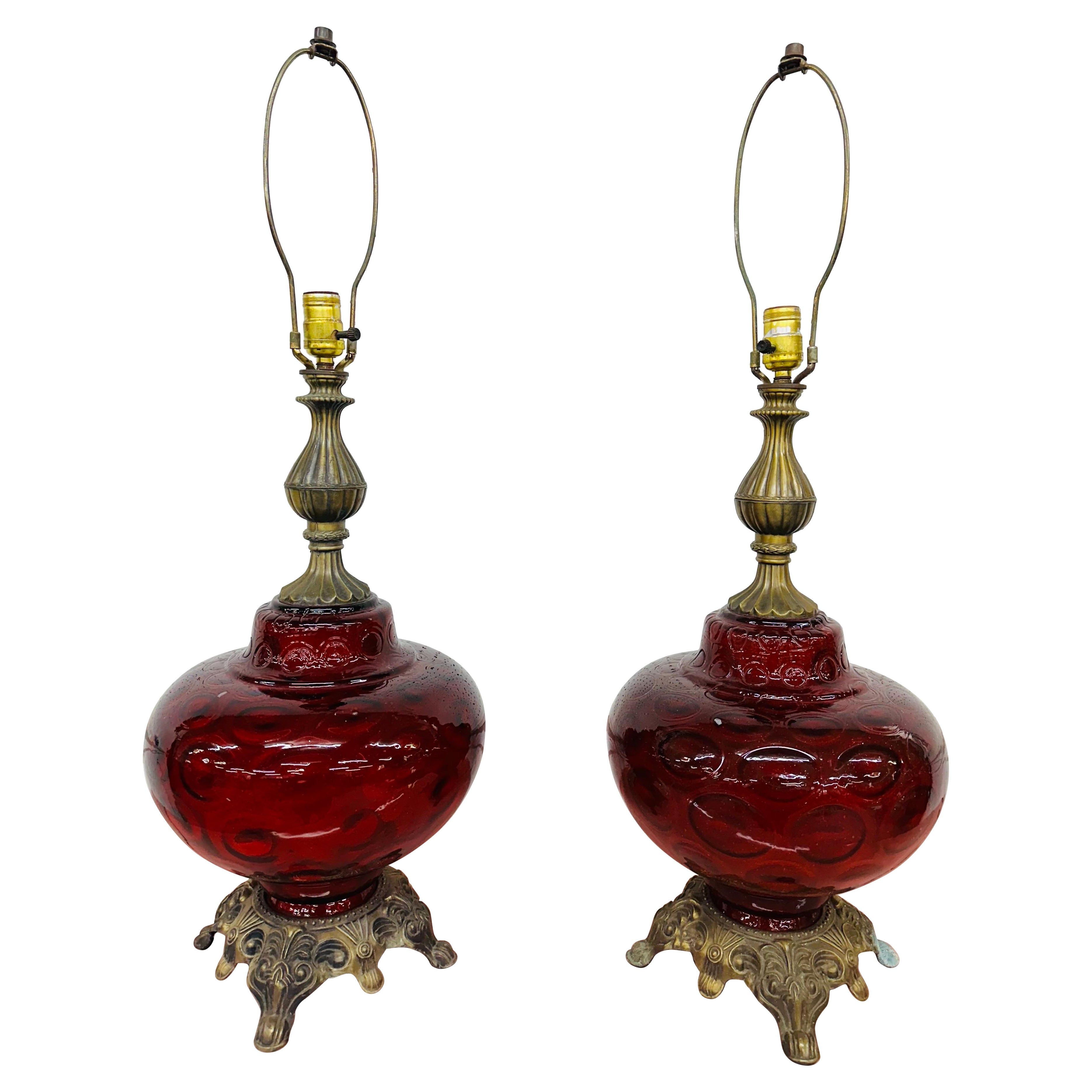 Who made ruby red glassware?