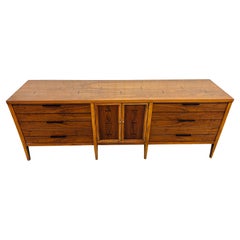 Mid-Century Modern Lane Tuxedo Walnut Dresser