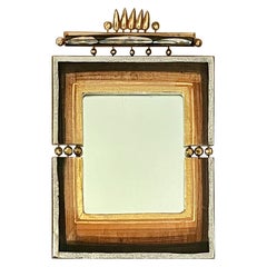 Ceramic mirror by Georges Pelletier, Circa 1970