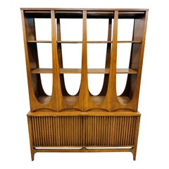 Mid-Century Modern Broyhill Brasilia Walnut Room Divider