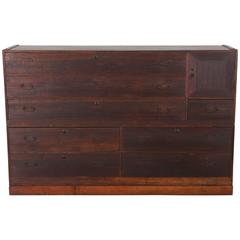 Rustic Large Two-Piece Japanese Tansu