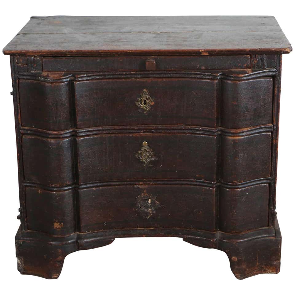 Rustic Three Drawer Small Dresser at 1stdibs