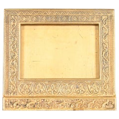 Tiffany Studios Nueva York Bronce veneciano Doré Calendario de escritorio o marco de fotos