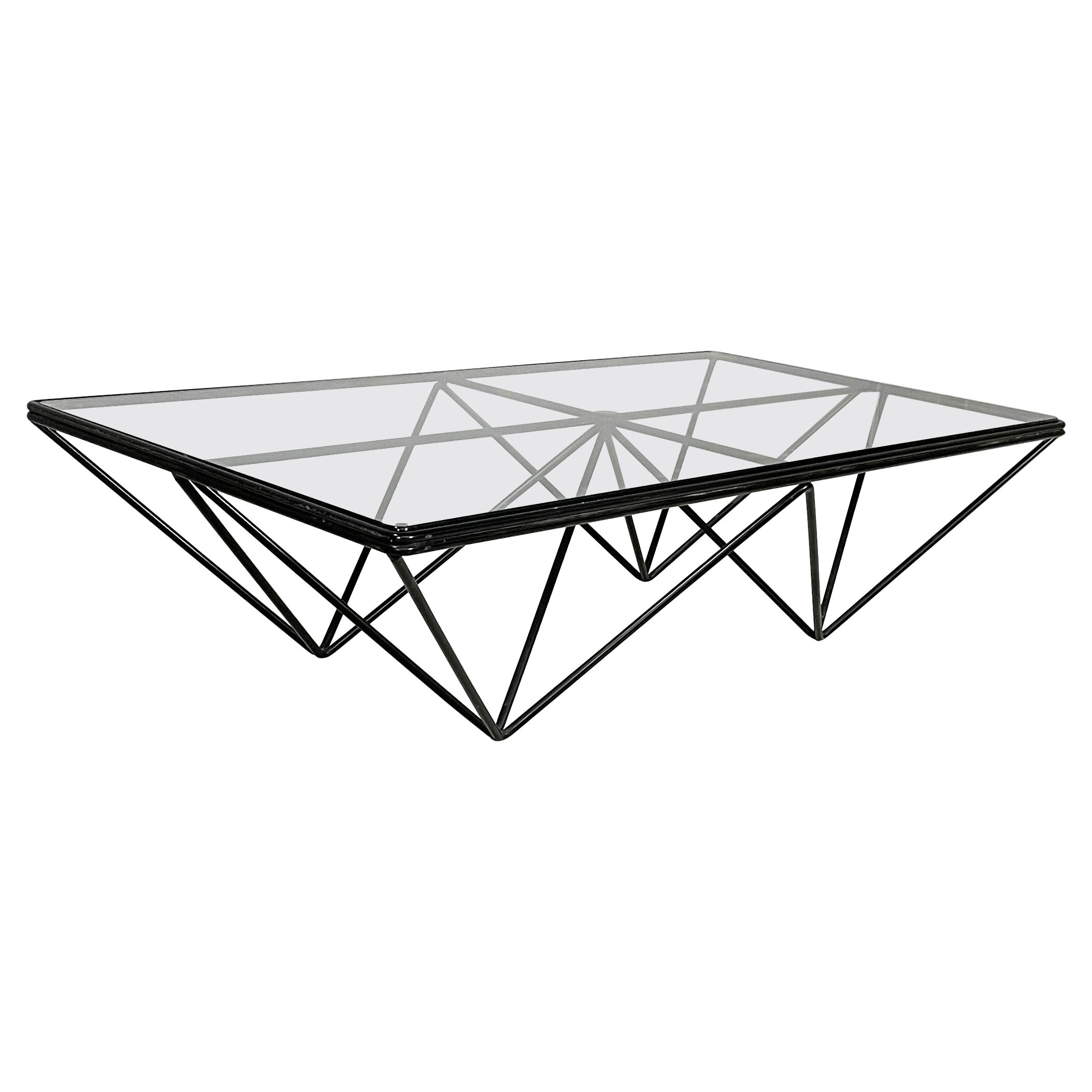 Italian modern rectangular coffee table Alanda by Paolo Piva for B&B, 1980s