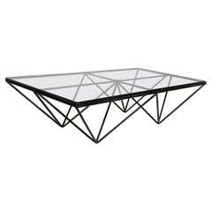 Italian modern rectangular coffee table Alanda by Paolo Piva for B&B, 1980s