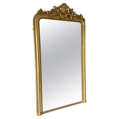 Antique Stunning Louis XVI French Gilt Mirror